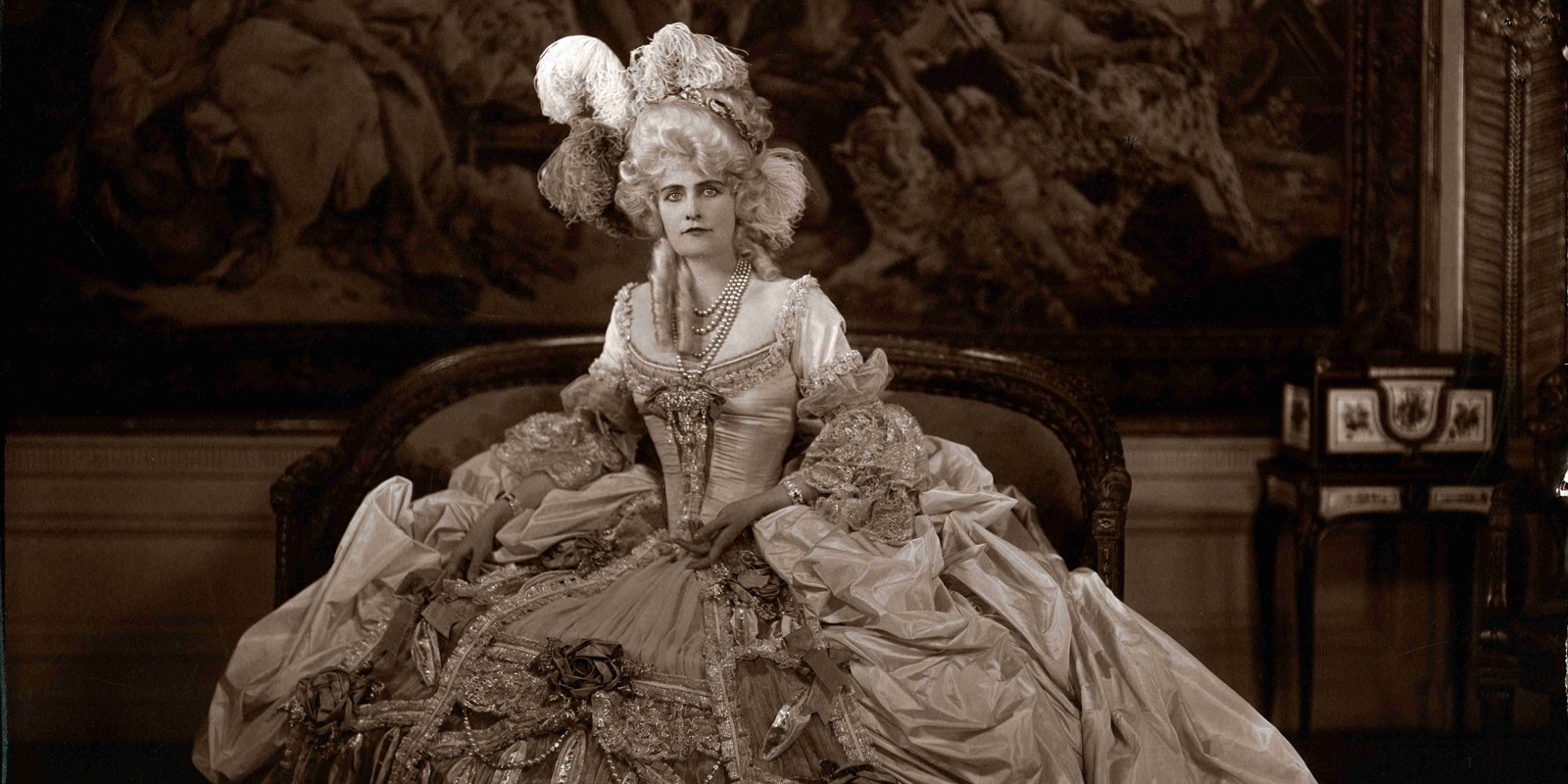 Marjorie Post in her Marie Antoinette costume