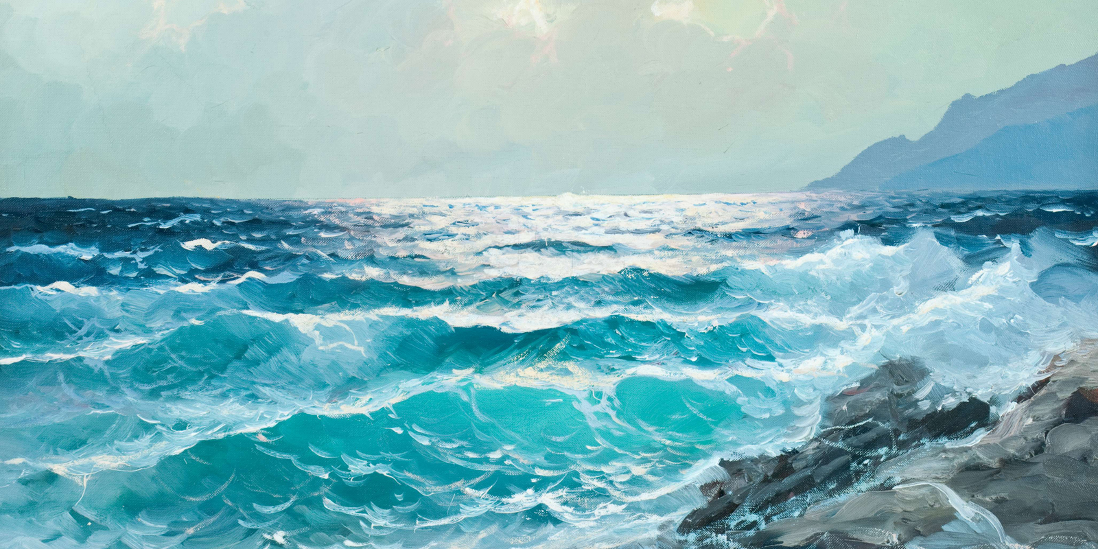 Seascape by Alexander Dzigurskin
