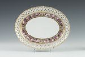 OVAL DISH FROM THE DOWRY SERVICE FOR GRAND DUCHESS MARIA PAVLOVNA