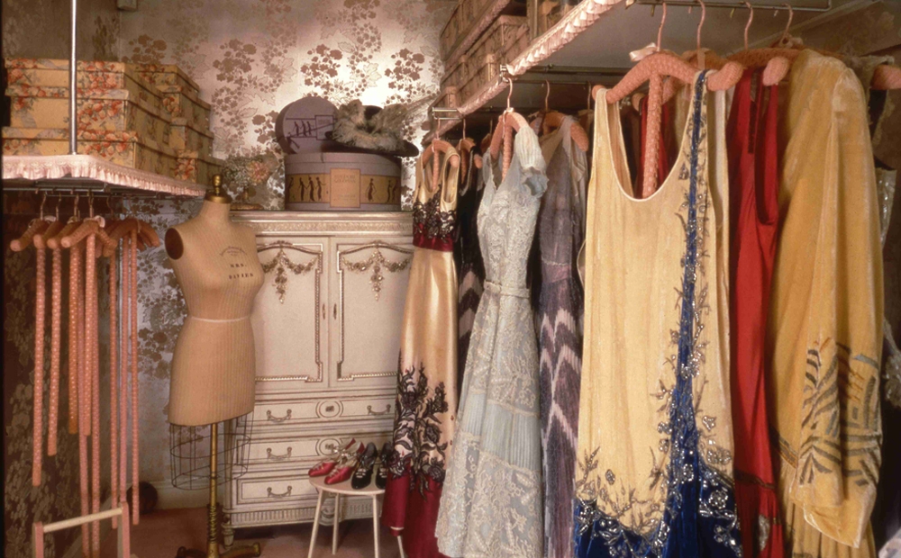 Dresses in Marjorie Post's closet