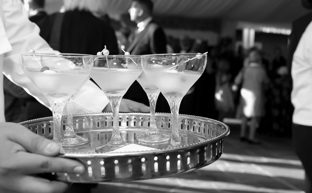 Drinks at the Black & White Gala