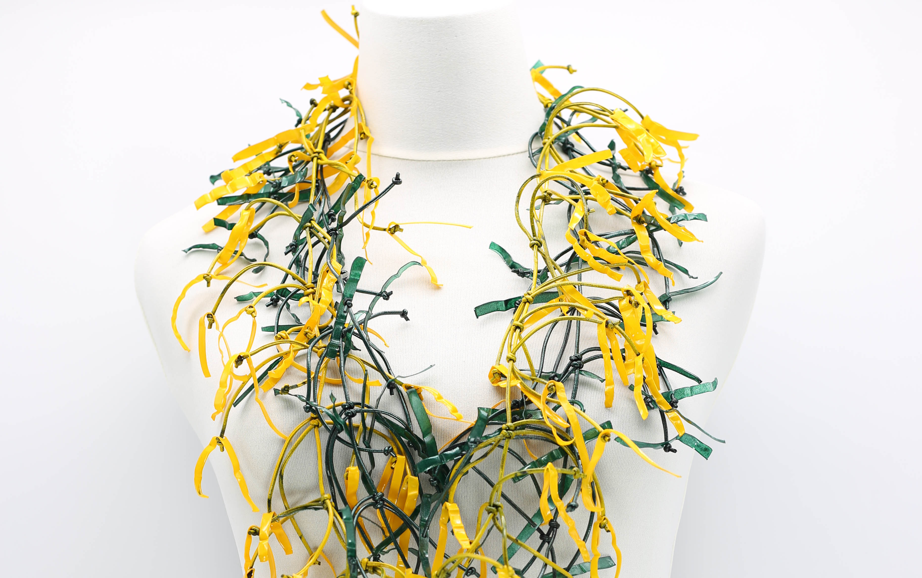 Yellow necklace from Jianhui