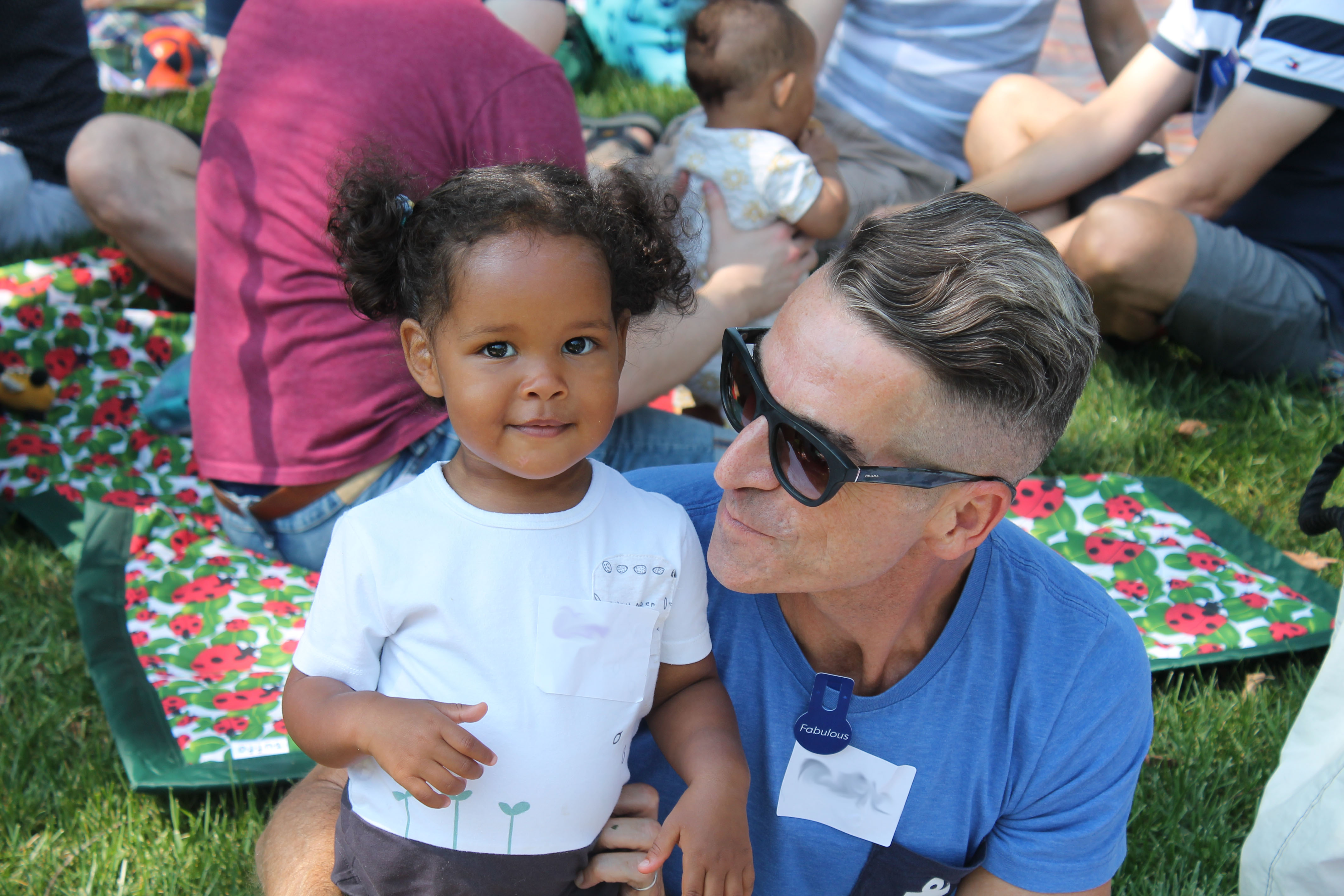 Father and daughter at the 2019 Family Picnic