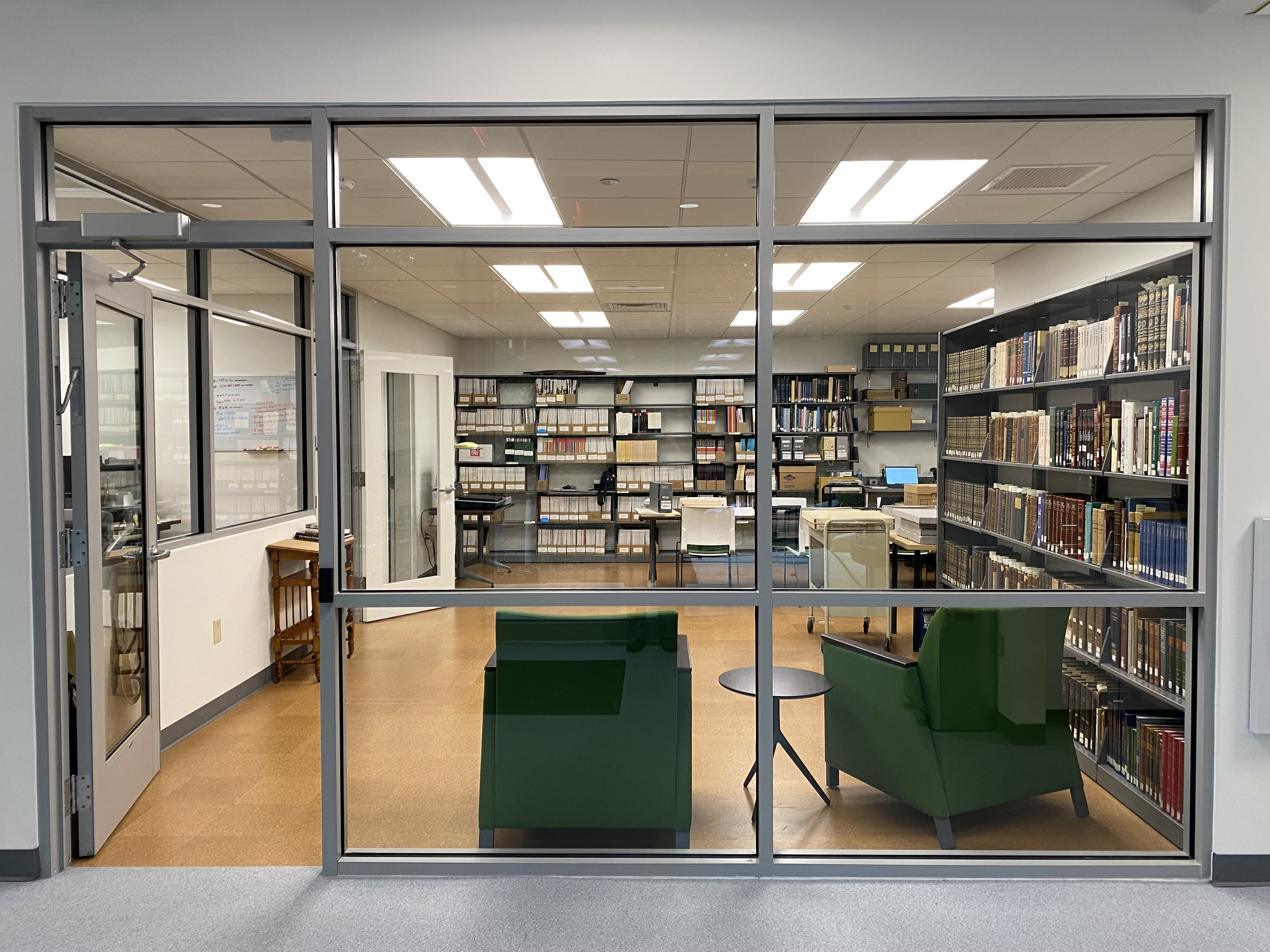 The reading room in the Collections & Research Center