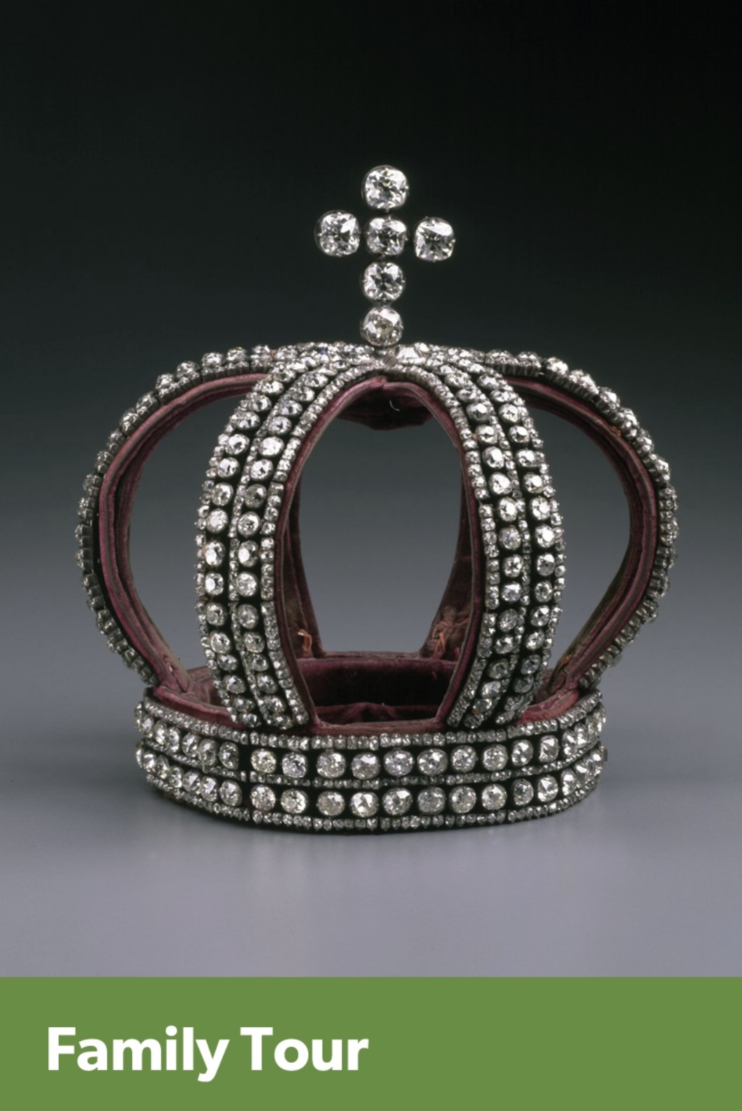 Screenshot of the family tour card on Hillwood's mobile app