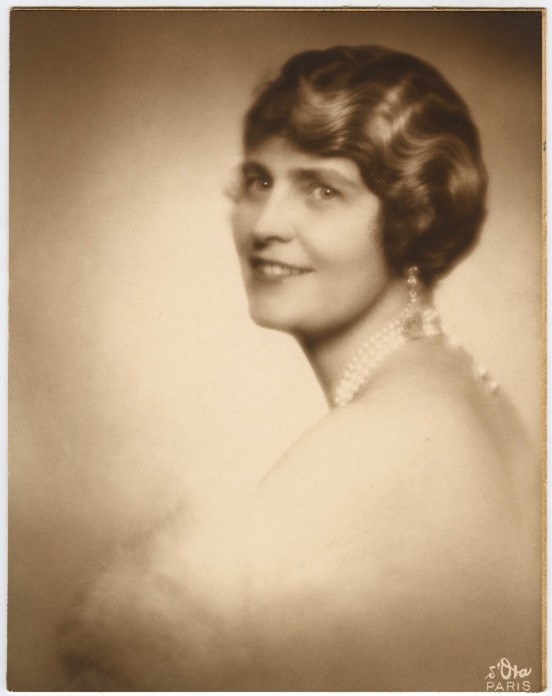 A portrait of Marjorie Merriweather Post in 1933.