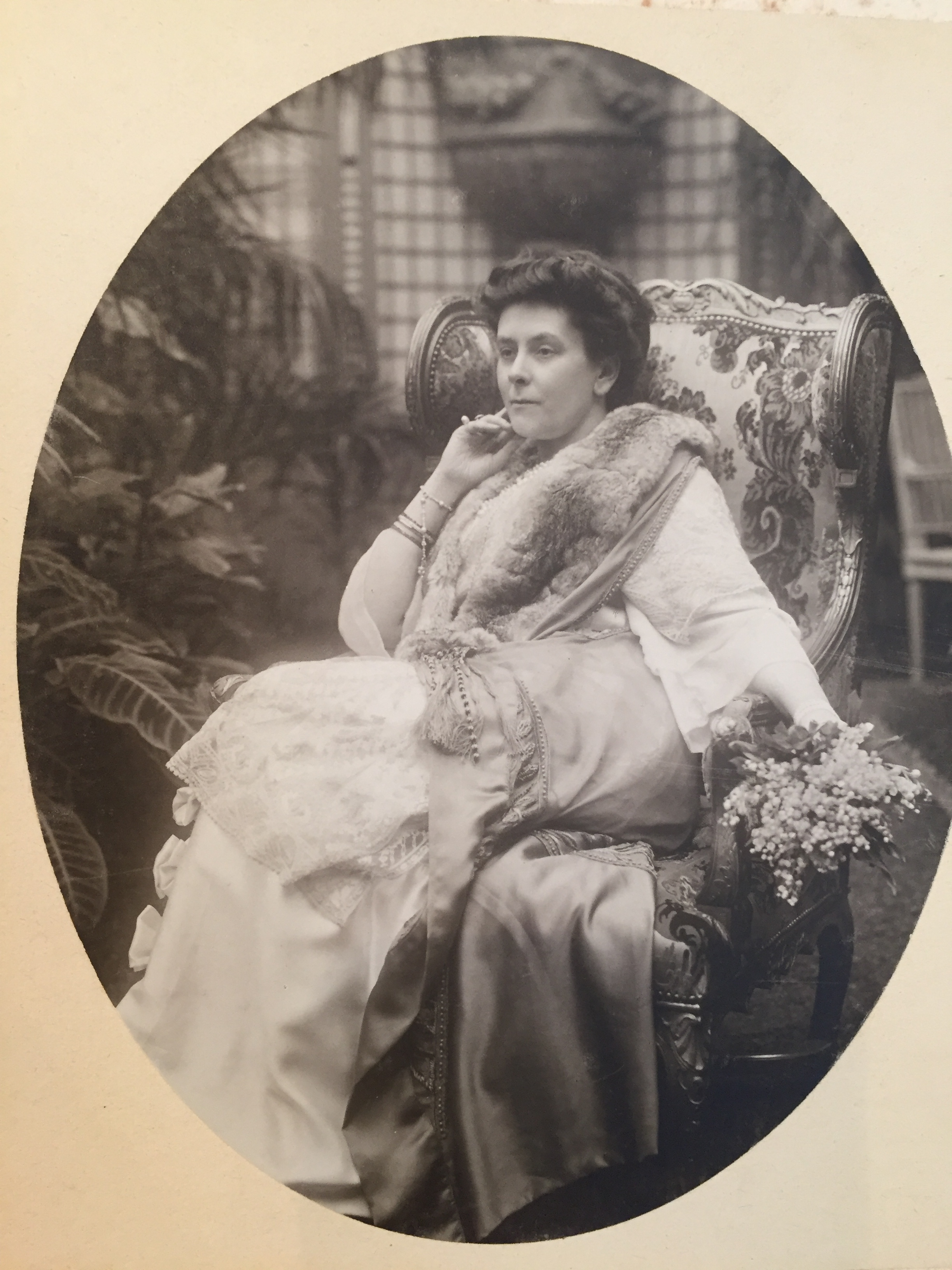 Image of a photographic portrait of Olga Paley.