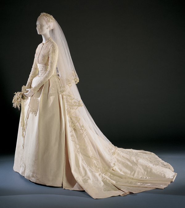 Grace Kelly's wedding gown, designed by Christian Dior