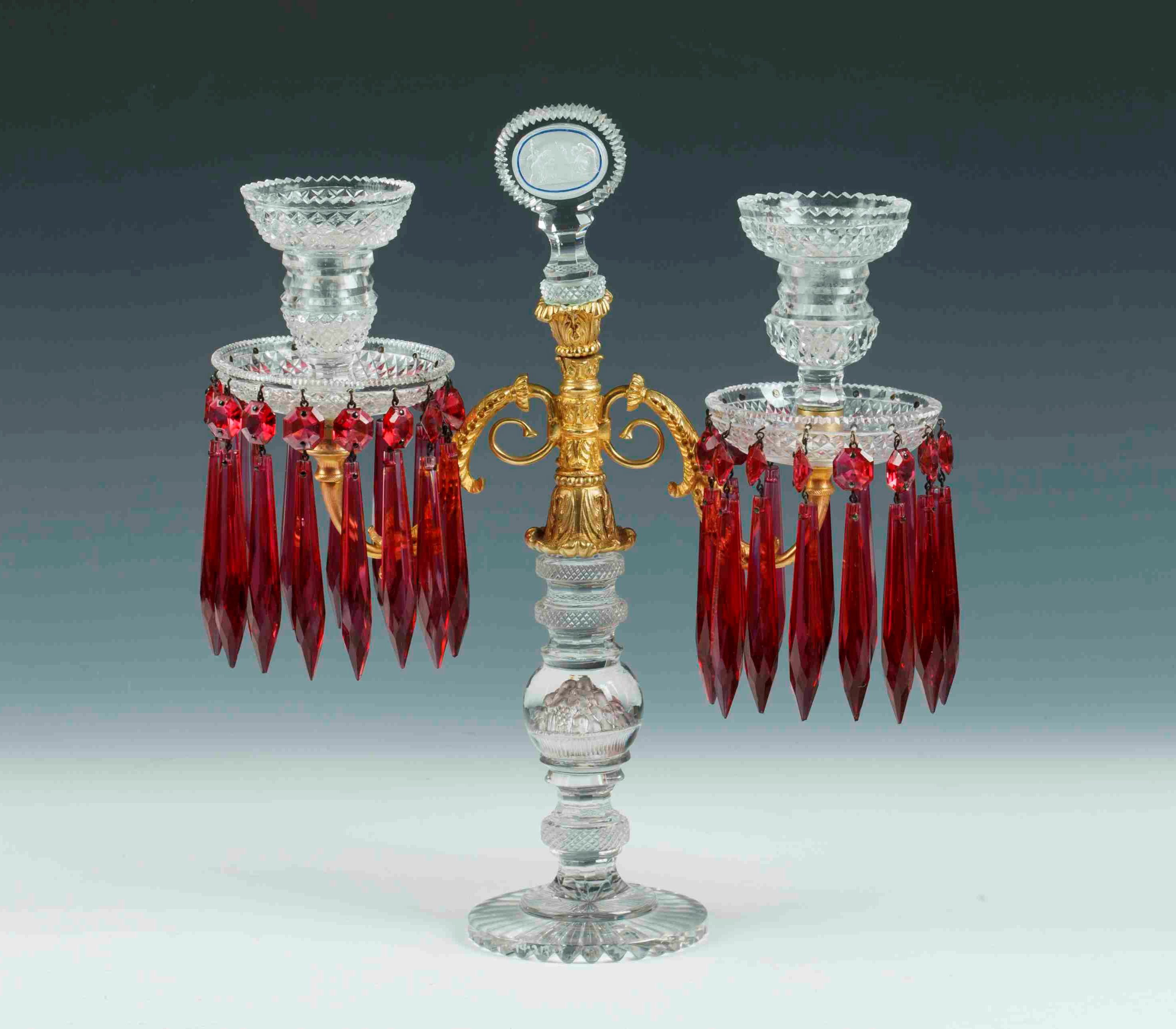 Picture of a glass piece from Hillwood's collection.