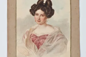 EKATERINA PAVLOVNA BAKUNINA FROM THE MIDDLETON WATERCOLOR ALBUM