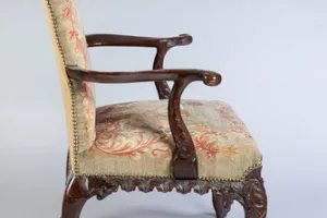 ARMCHAIR, ONE OF TWO