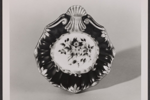 SHELL-SHAPED DISH, ONE OF TWO