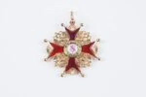 BADGE OF ORDER OF SAINT STANISLAS