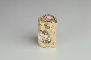 HEART-SHAPED BOX WITH DUTCH SCENES