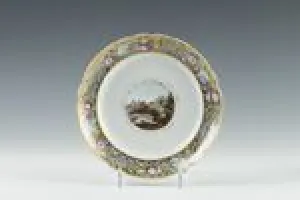 PLATE FROM THE CABINET SERVICE, ONE OF EIGHT