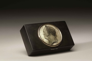 BOX WITH MINIATURE PORTRAIT OF EMPEROR ALEXANDER I OF RUSSIA