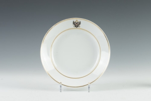 SOUP PLATE, ONE OF TWO