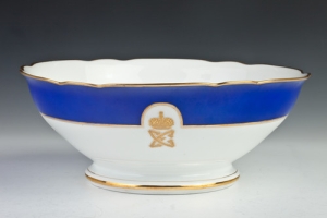 BOWL FROM A SERVICE WITH MONOGRAMS OF GRAND DUKE SERGE AND ELIZABETH