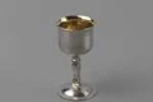 CHALICE FROM A PORTABLE COMMUNION CONTAINER