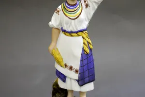 YOUNG WOMAN WITH ROSES