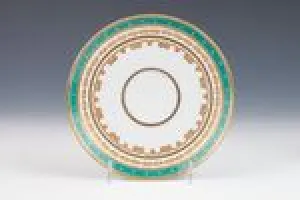 SAUCER FROM THE DERZHAVA SERVICE, ONE OF FOUR