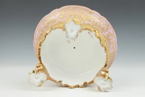 TWO-LEVEL FRUIT STAND FROM A DESSERT SERVICE, ONE OF FOUR