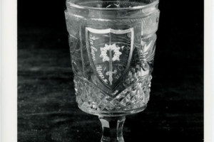 WINE GLASS FROM THE COTTAGE SERVICE, ONE OF 19
