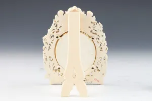 FRAME WITH MINIATURE OF ELEANOR POST CLOSE