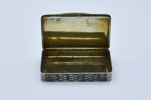 SNUFFBOX WITH AN ALLEGORICAL FIGURE