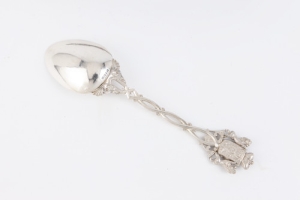 SPOON FROM THE YUSUPOV BYZANTINE SERVICE, ONE OF TWELVE