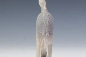 CRANE WITH THE FUNGUS OF IMMORTALITY (ONE OF TWO)