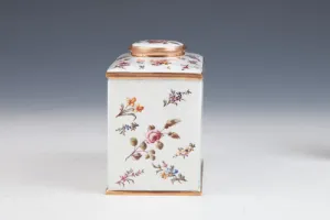 TEA CADDY FROM A TEA CASKET (ONE OF TWO)