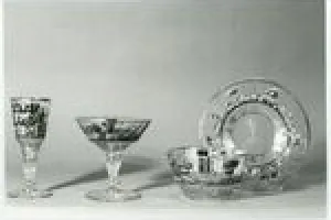 WHITE WINE GLASS, ONE OF THIRTEEN