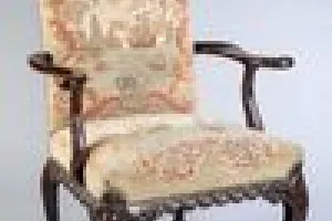 ARMCHAIR, ONE OF TWO