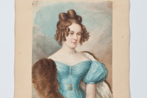 CECILIA-MARIA À COURT FROM THE MIDDLETON WATERCOLOR ALBUM