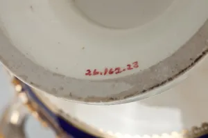 ROUND TUREEN FROM A DINNER SERVICE