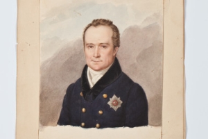 LORD HEYTESBURY FROM THE MIDDLETON WATERCOLOR ALBUM