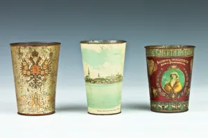 CUP (STOPA) COMMEMORATING THE 200TH ANNIVERSARY OF THE CONQUEST OF SWEDISH TERRITORIES IN ESTONIA AND LIVONIA BY PETER THE GREAT