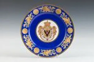 PLATE FROM THE CORONATION SERVICE OF NICHOLAS I, ONE OF 12