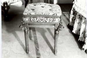 SQUARE STOOL, ONE OF TWO