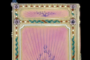 NOTEBOOK (CARNET DE BAL) WITH MINIATURE OF EMPRESS ALEXANDRA