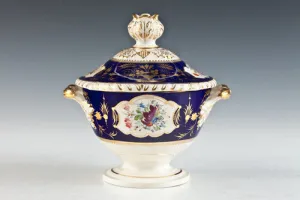 ROUND TUREEN FROM A DINNER SERVICE