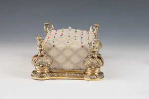 PINCUSHION FROM A DRESSING TABLE SET
