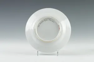 PLATE WITH VIEW OF THE GREAT CASCADE AT PAVLOVSK