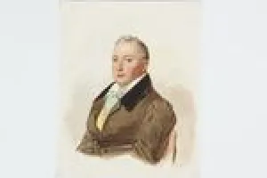 CHEVALIER JUAN MIGUEL PÁEZ DE LA CADENA Y SEIX FROM THE MIDDLETON WATERCOLOR ALBUM