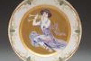 PLATE FROM THE BALLETS RUSSES SERVICE