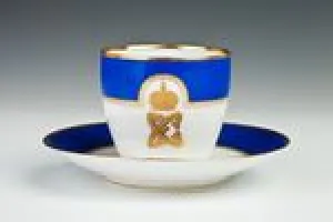 CUP FROM A DINNER SERVICE, ONE OF NINE