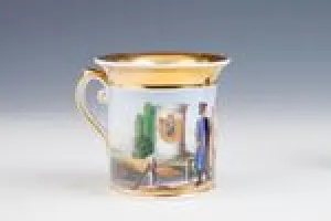 CUP FROM A TEA AND COFFEE SERVICE, ONE OF SIX