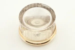 ROUND BOX FROM A DRESSING TABLE SET