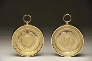 MEDALLION WITH MEDAL OF EMPEROR ALEXANDER I